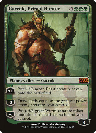 Garruk, Primal Hunter [Magic 2013] | Mindsight Gaming