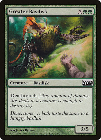 Greater Basilisk [Magic 2012] | Mindsight Gaming