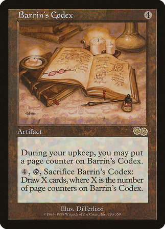 Barrin's Codex [Urza's Saga] | Mindsight Gaming