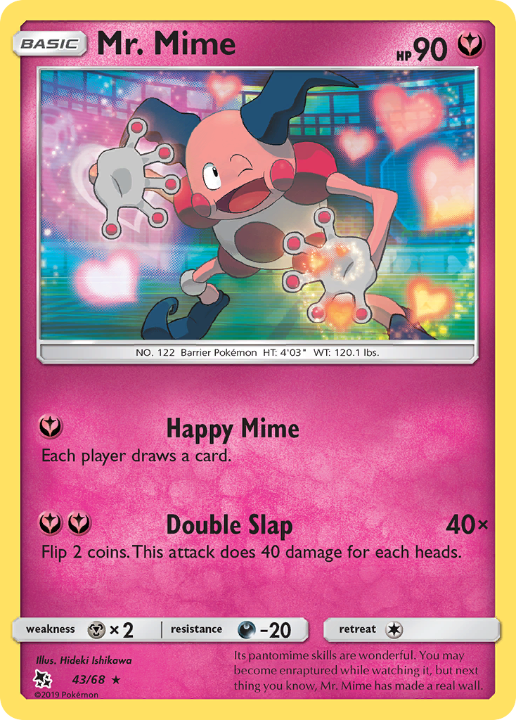 Mr. Mime (43/68) [Sun & Moon: Hidden Fates] | Mindsight Gaming