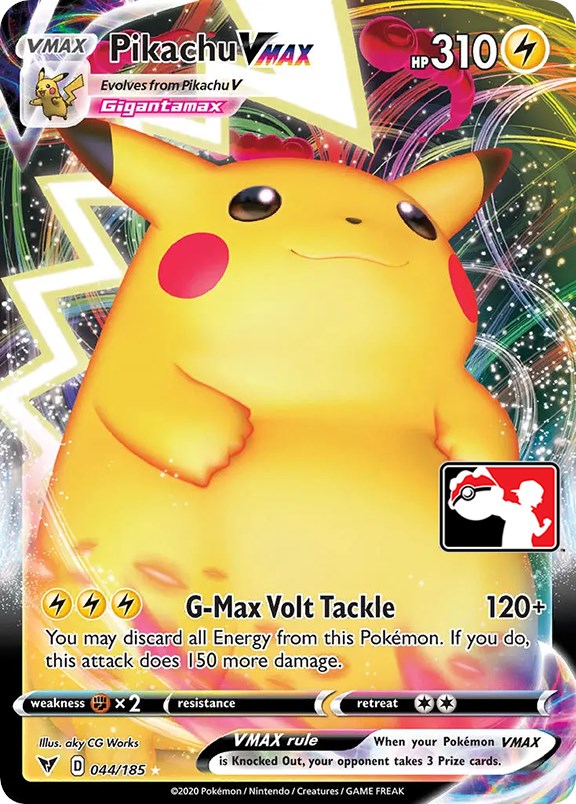 Pikachu VMAX (044/185) [Prize Pack Series One] | Mindsight Gaming