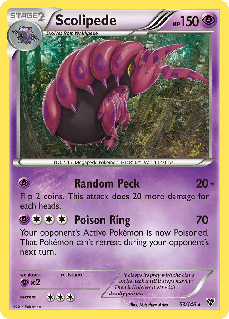 Scolipede (53/146) [XY: Base Set] | Mindsight Gaming