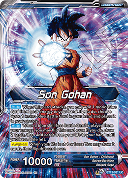 Son Gohan // SS2 Son Gohan, Pushed to the Brink (Uncommon) [BT13-031] | Mindsight Gaming