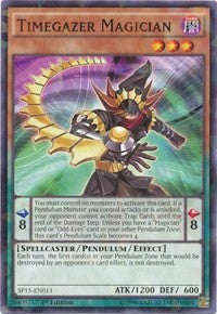 Timegazer Magician [SP15-EN011] Shatterfoil Rare | Mindsight Gaming