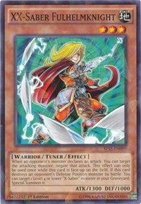 XX-Saber Fulhelmknight [SP15-EN005] Shatterfoil Rare | Mindsight Gaming