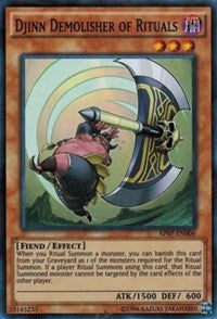 Djinn Demolisher of Rituals [AP07-EN006] Super Rare | Mindsight Gaming