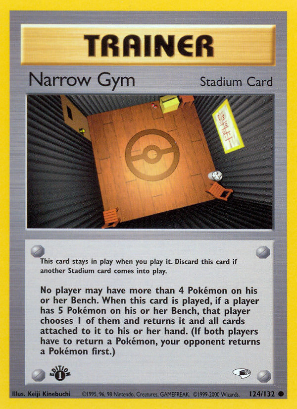 Narrow Gym (124/132) [Gym Heroes 1st Edition] | Mindsight Gaming