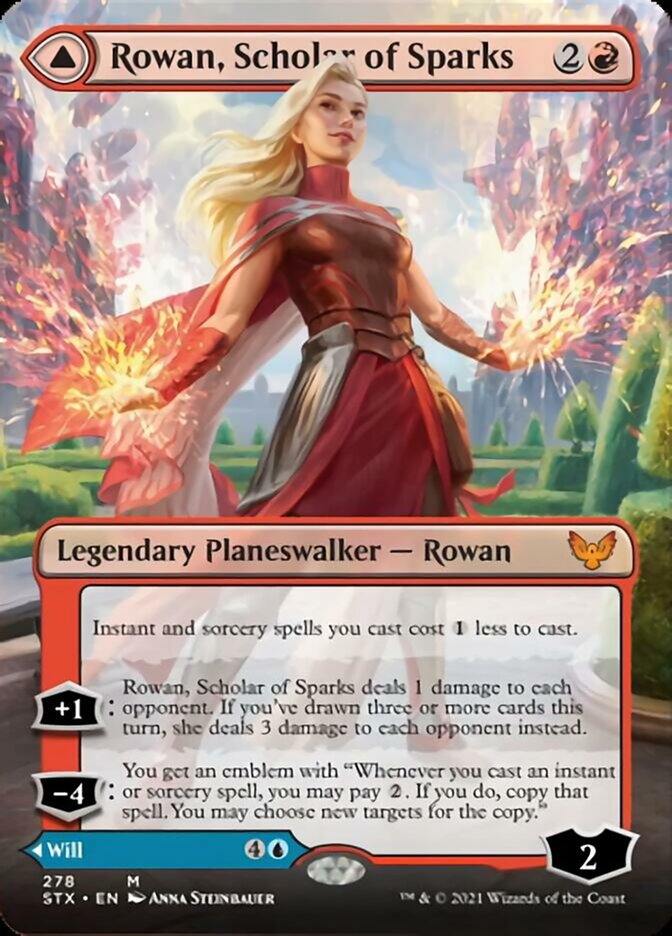 Rowan, Scholar of Sparks // Will, Scholar of Frost (Extended) [Strixhaven: School of Mages] | Mindsight Gaming