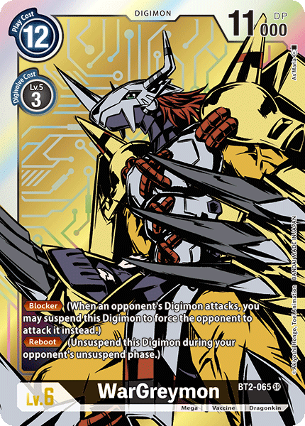 WarGreymon [BT2-065] (Alternate Art) [Release Special Booster Ver.1.0] | Mindsight Gaming