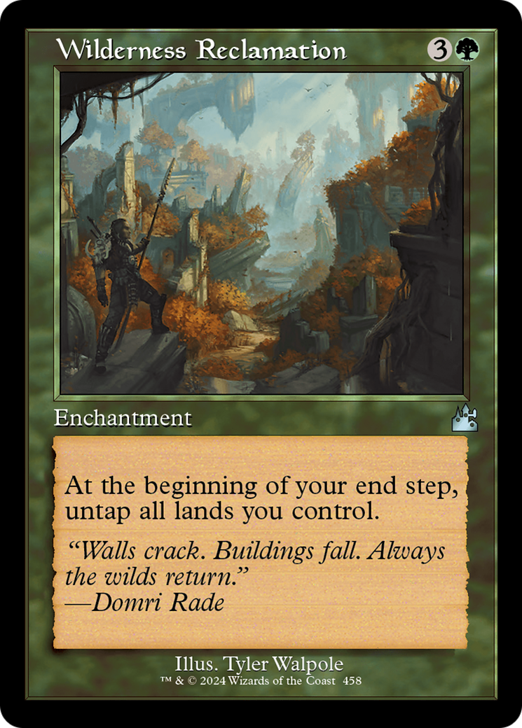 Wilderness Reclamation [Ravnica Remastered] | Mindsight Gaming