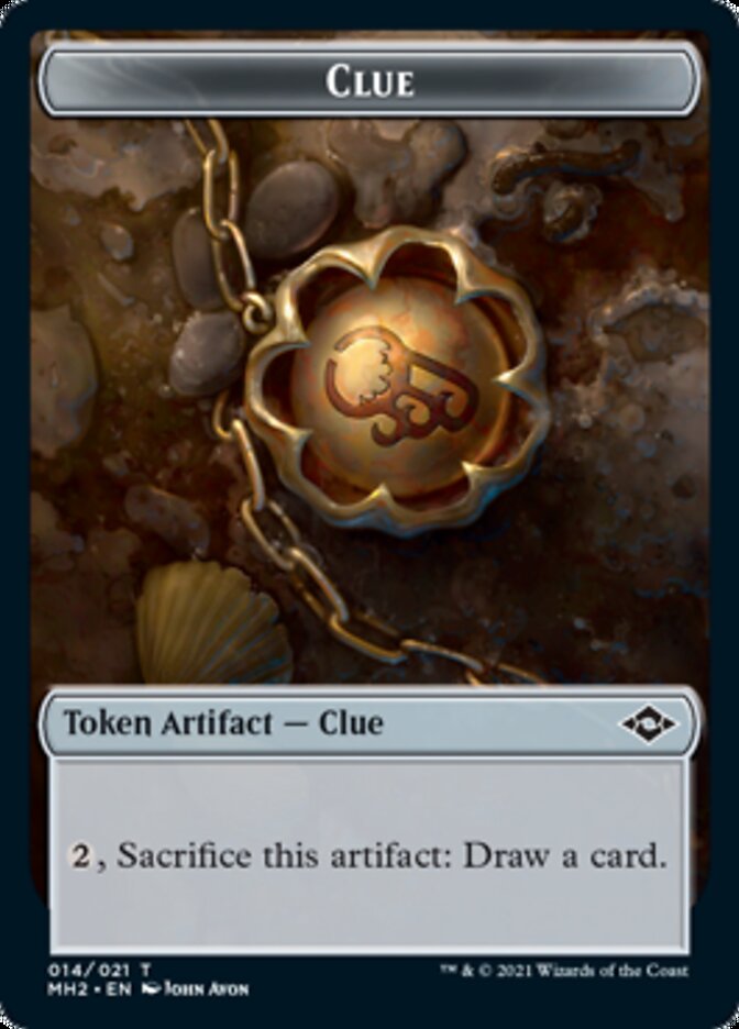 Clue Token (#14) // Crab Token [Modern Horizons 2 Tokens] | Mindsight Gaming