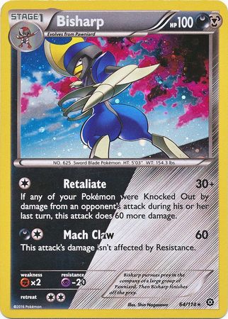 Bisharp (64/114) (Cosmos Holo) [XY: Steam Siege] | Mindsight Gaming