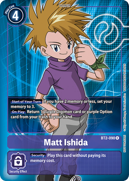 Matt Ishida [BT2-090] (Buy-A-Box Promo) [Release Special Booster Ver.1.0 Promos] | Mindsight Gaming