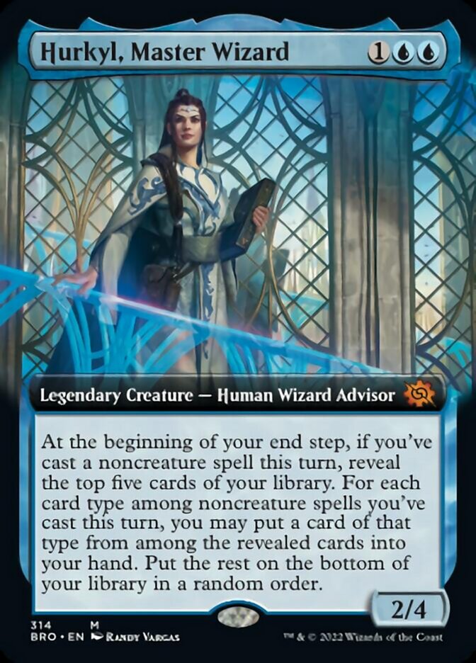 Hurkyl, Master Wizard (Extended Art) [The Brothers' War] | Mindsight Gaming