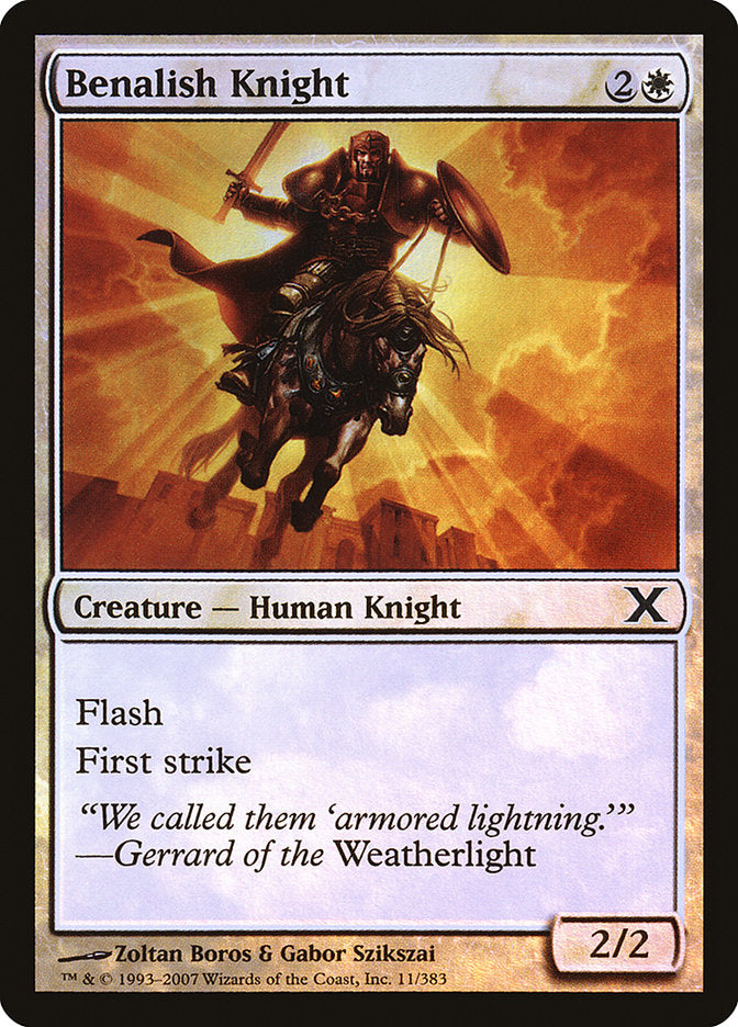 Benalish Knight (Premium Foil) [Tenth Edition] | Mindsight Gaming