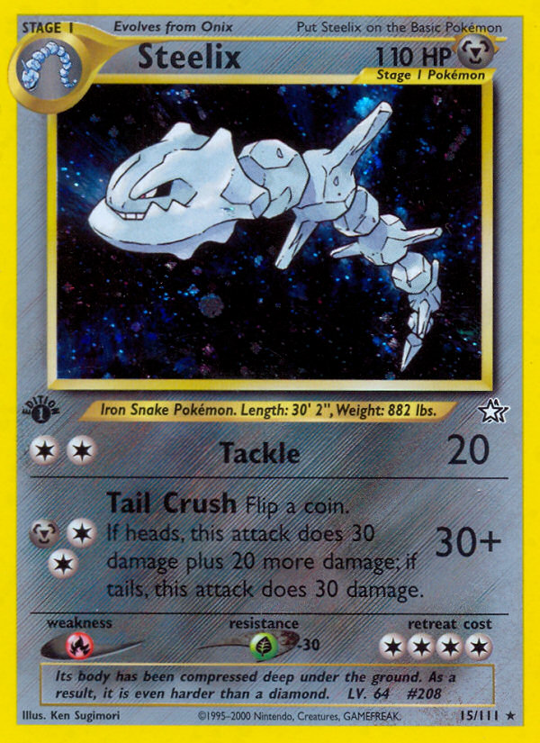 Steelix (15/111) [Neo Genesis 1st Edition] | Mindsight Gaming