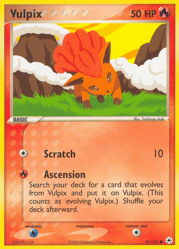 Vulpix (81/101) [EX: Hidden Legends] | Mindsight Gaming