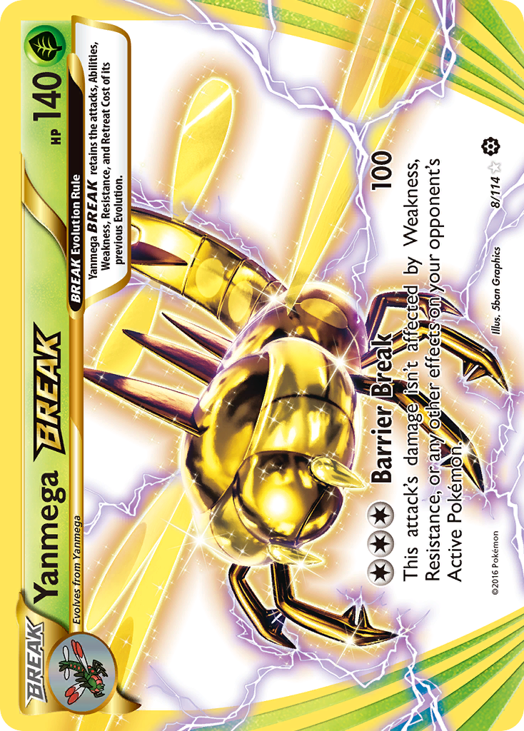 Yanmega BREAK (8/114) [XY: Steam Siege] | Mindsight Gaming