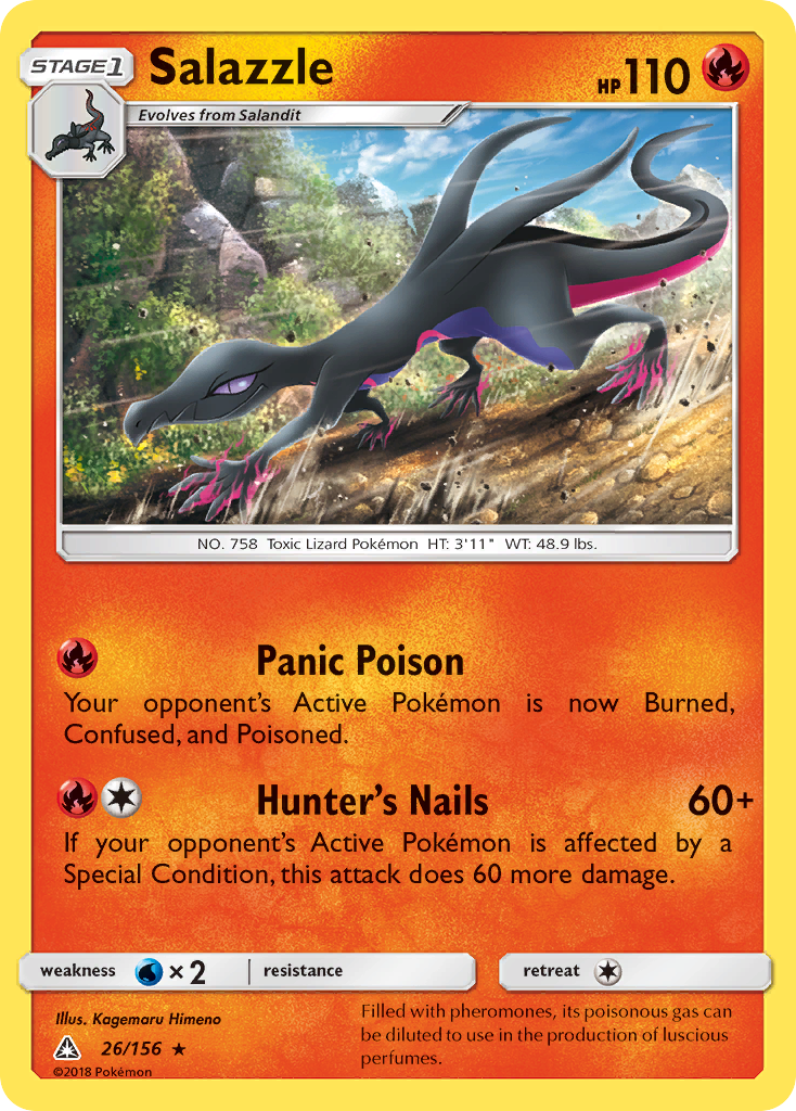 Salazzle (26/156) [Sun & Moon: Ultra Prism] | Mindsight Gaming