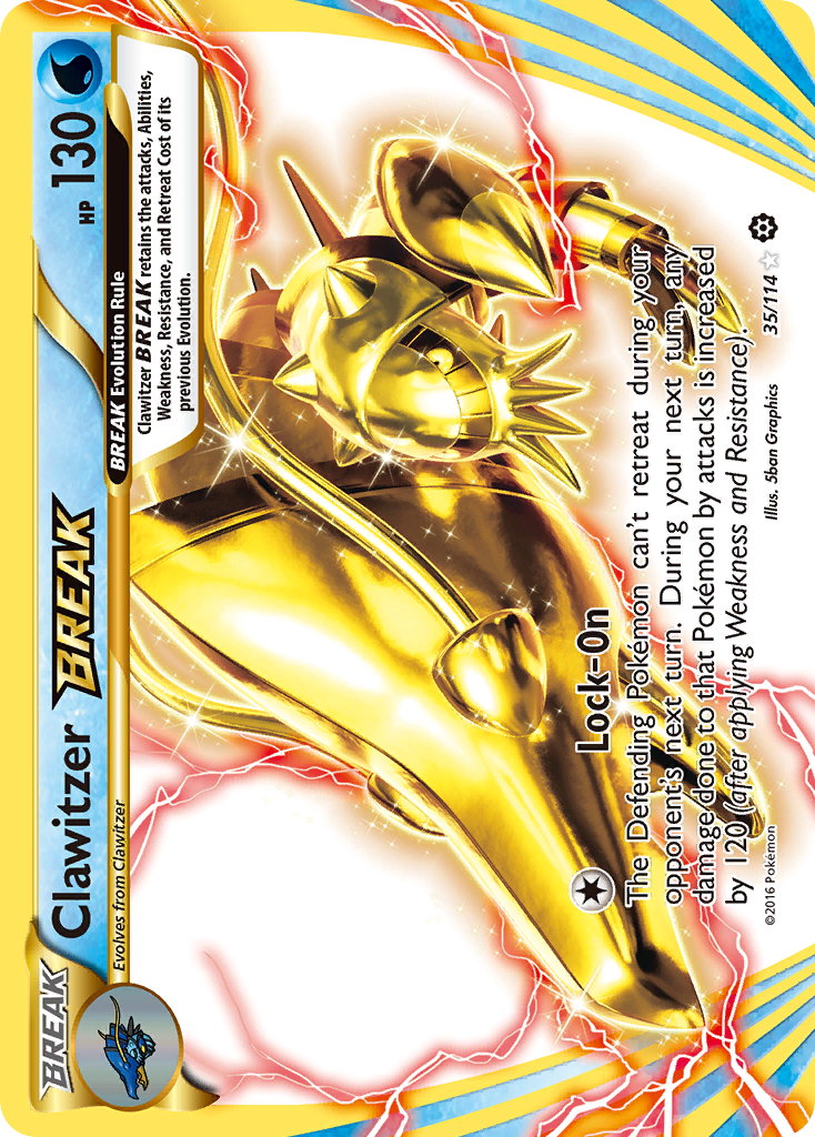 Clawitzer BREAK (35/114) [XY: Steam Siege] | Mindsight Gaming