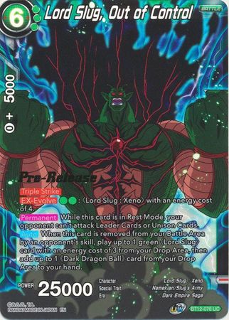 Lord Slug, Out of Control (BT12-076) [Vicious Rejuvenation Prerelease Promos] | Mindsight Gaming