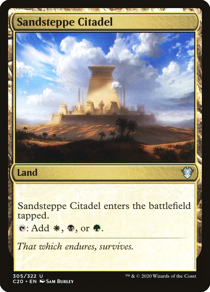 Sandsteppe Citadel [Commander 2020] | Mindsight Gaming