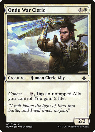 Ondu War Cleric [Oath of the Gatewatch] | Mindsight Gaming