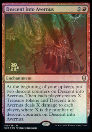 Descent into Avernus [Commander Legends: Battle for Baldur's Gate Prerelease Promos] | Mindsight Gaming