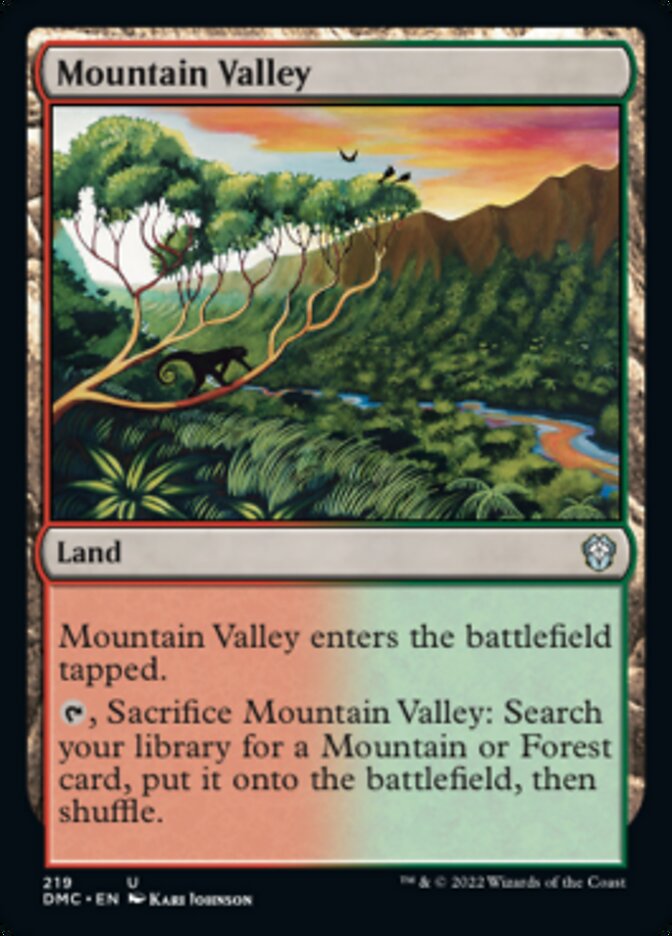 Mountain Valley [Dominaria United Commander] | Mindsight Gaming