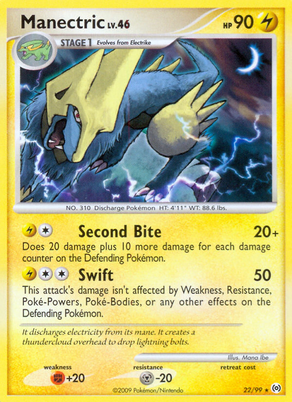 Manectric (22/99) [Platinum: Arceus] | Mindsight Gaming