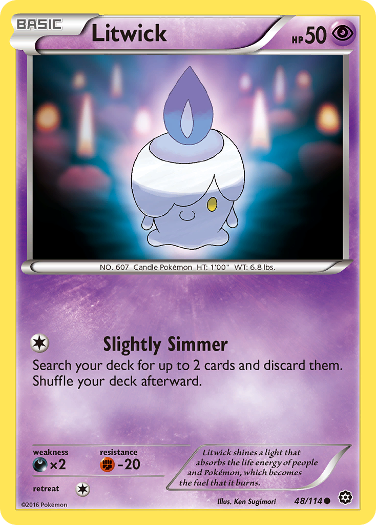 Litwick (48/114) [XY: Steam Siege] | Mindsight Gaming