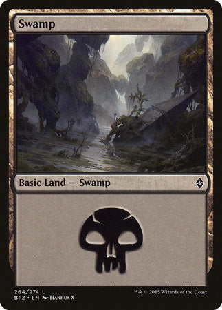 Swamp (264) [Battle for Zendikar] | Mindsight Gaming