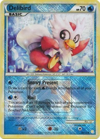 Delibird (39/123) (League Promo) [HeartGold & SoulSilver: Base Set] | Mindsight Gaming