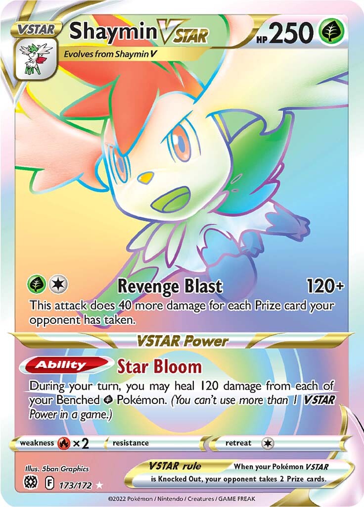 Shaymin VSTAR (173/172) [Sword & Shield: Brilliant Stars] | Mindsight Gaming