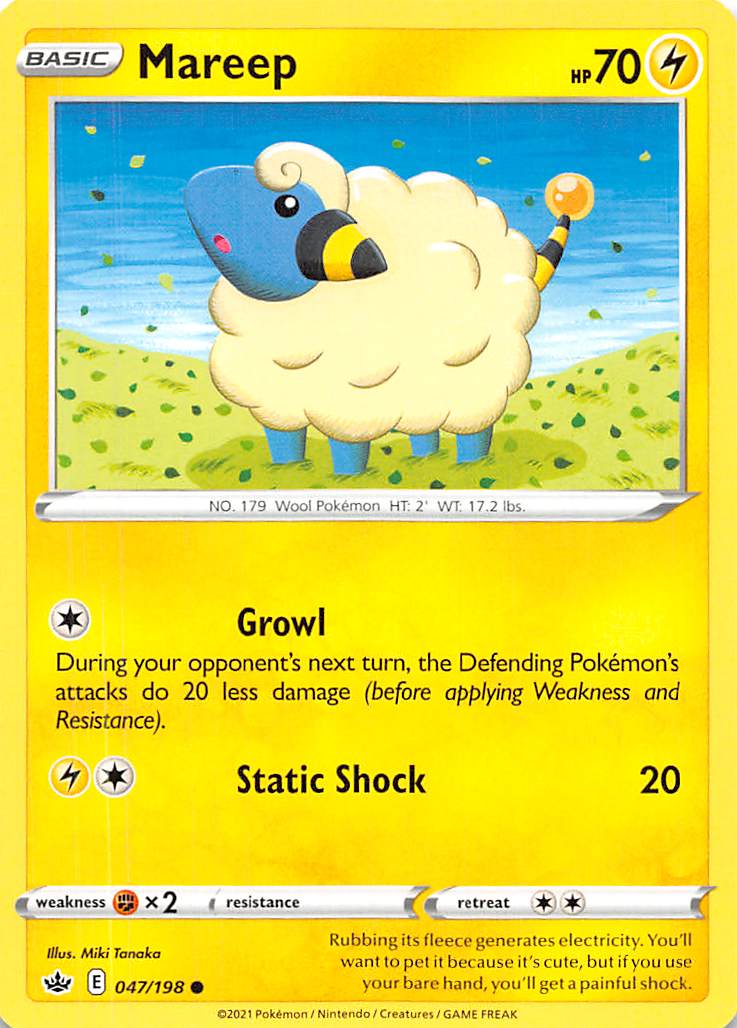 Mareep (047/198) [Sword & Shield: Chilling Reign] | Mindsight Gaming