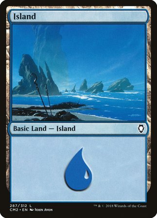 Island (287) [Commander Anthology Volume II] | Mindsight Gaming