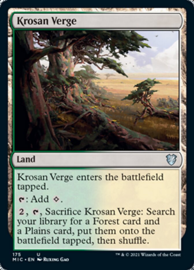 Krosan Verge [Innistrad: Midnight Hunt Commander] | Mindsight Gaming