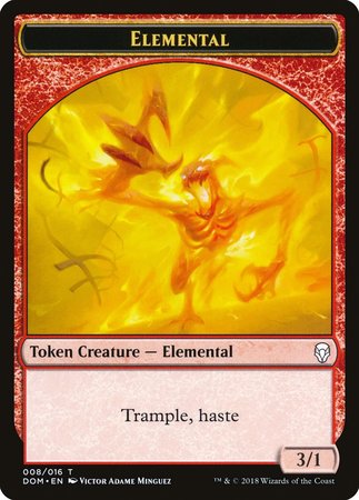 Elemental Token [Dominaria Tokens] | Mindsight Gaming