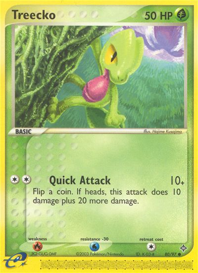 Treecko (80/97) [EX: Dragon] | Mindsight Gaming