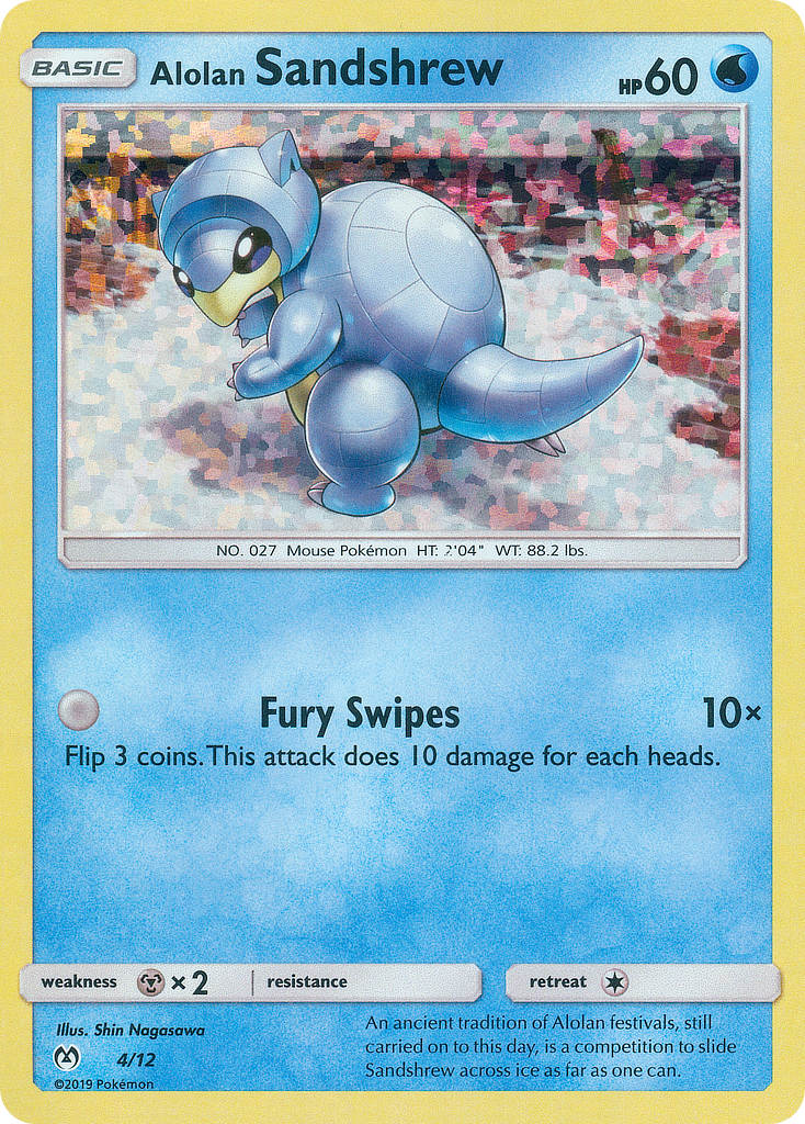 Alolan Sandshrew (4/12) [McDonald's Promos: 2019 Collection] | Mindsight Gaming