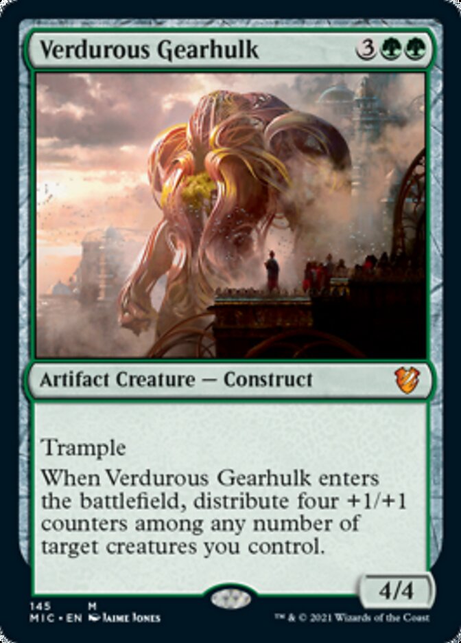 Verdurous Gearhulk [Innistrad: Midnight Hunt Commander] | Mindsight Gaming