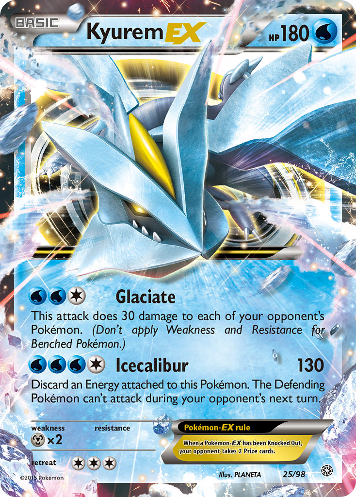 Kyurem EX (25/98) [XY: Ancient Origins] | Mindsight Gaming