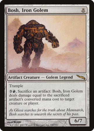 Bosh, Iron Golem [Mirrodin] | Mindsight Gaming