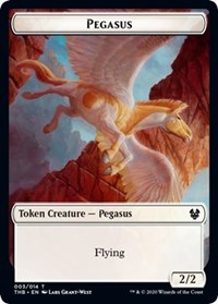 Pegasus // Satyr Double-sided Token [Theros Beyond Death Tokens] | Mindsight Gaming