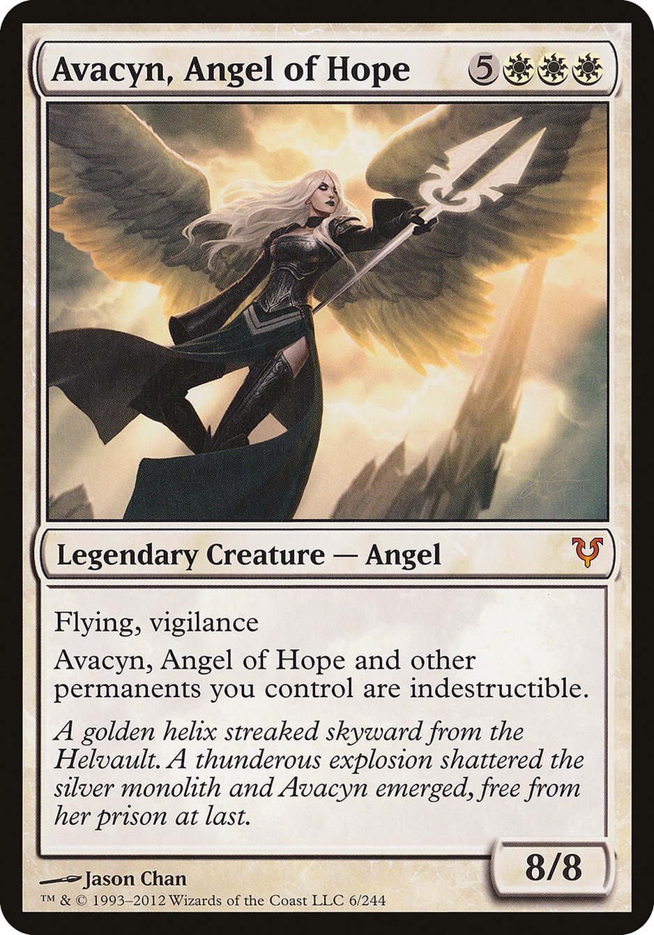 Avacyn, Angel of Hope (Oversized) [Open the Helvault] | Mindsight Gaming