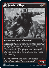 Fearful Villager // Fearsome Werewolf [Innistrad: Double Feature] | Mindsight Gaming