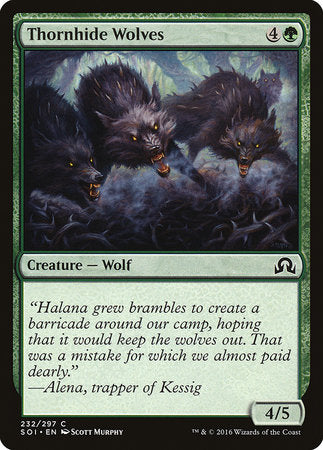 Thornhide Wolves [Shadows over Innistrad] | Mindsight Gaming