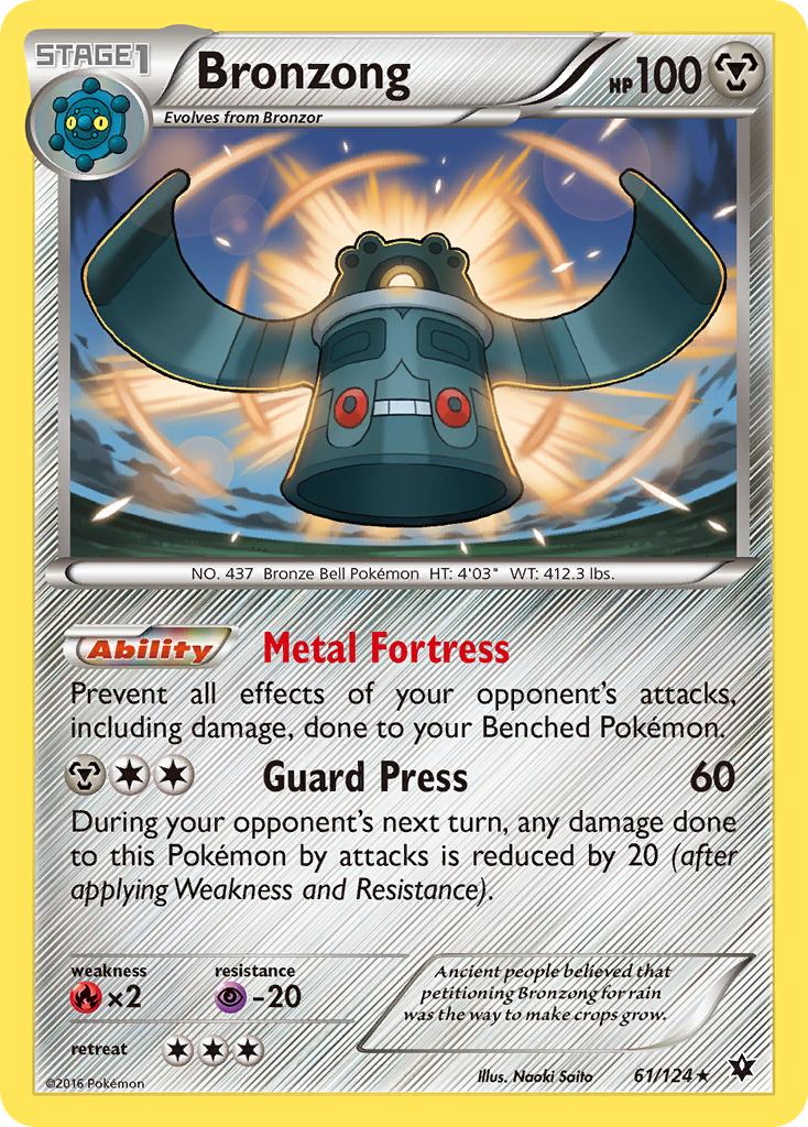 Bronzong (61/124) [XY: Fates Collide] | Mindsight Gaming