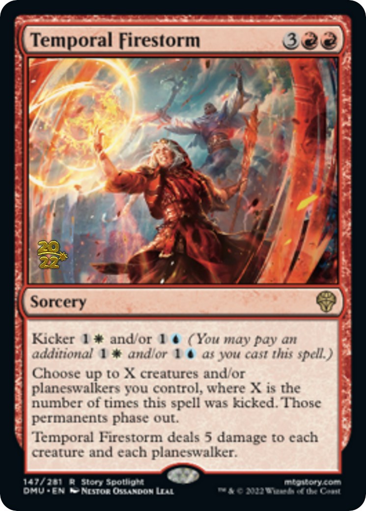 Temporal Firestorm [Dominaria United Prerelease Promos] | Mindsight Gaming