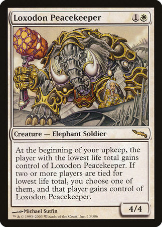 Loxodon Peacekeeper [Mirrodin] | Mindsight Gaming